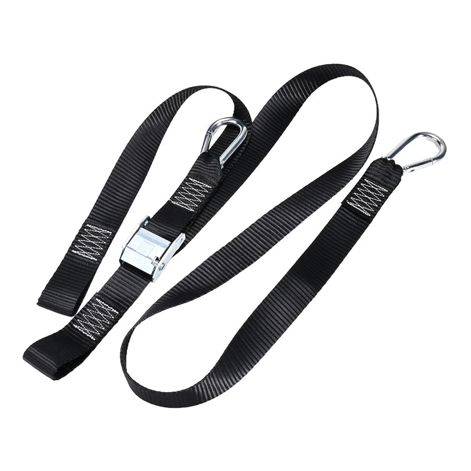 1.5 inch Motorcycle Cam Buckle Tie Downs With Carabiner Hook, 1200lbs. BS manufacturers