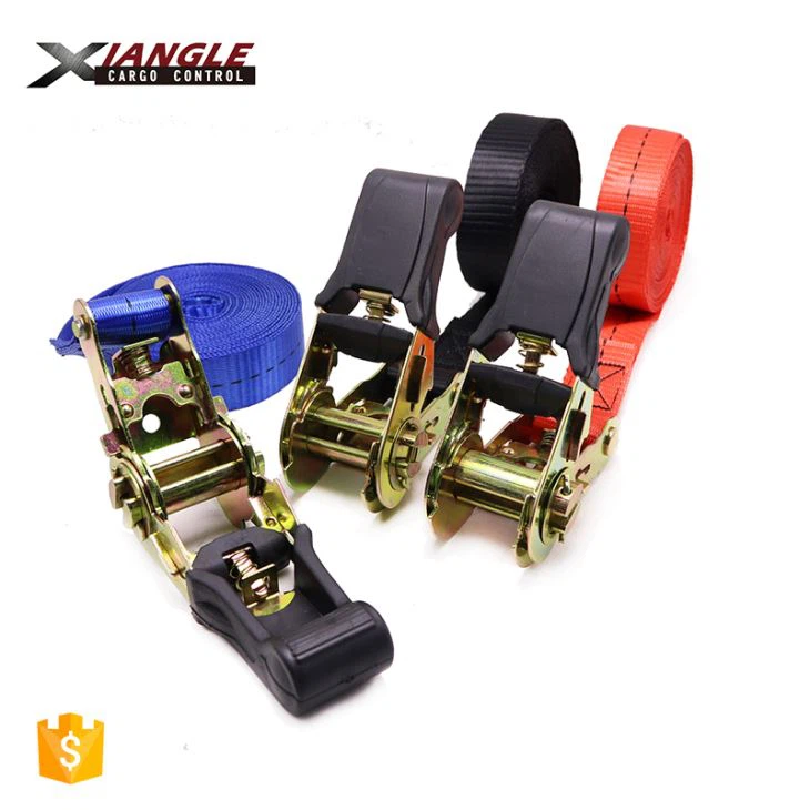 Tie Down Straps With Rubber Handle